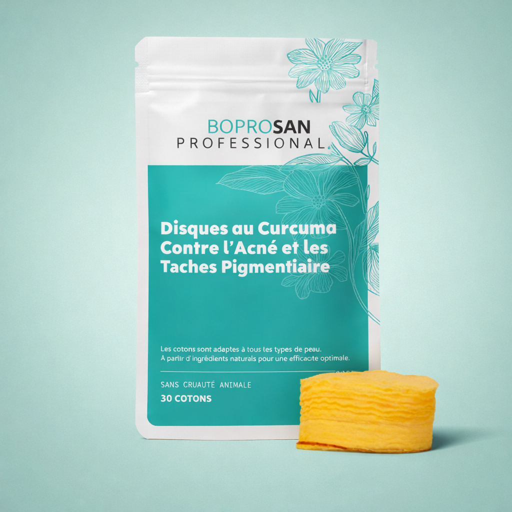 Pads nettoyants BoProSan™ au curcuma et à l'acide kojique