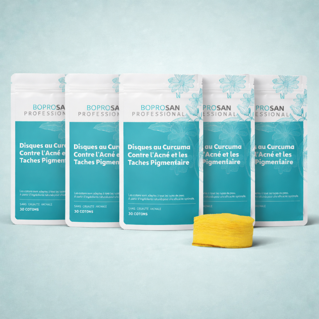 Pads nettoyants BoProSan™ au curcuma et à l'acide kojique