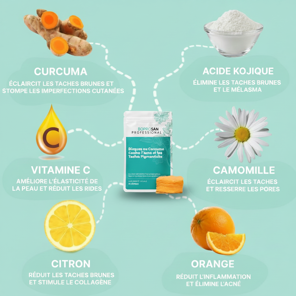 Kojic Acid Turmeric Cleansing Pads Beauty Hot-sale